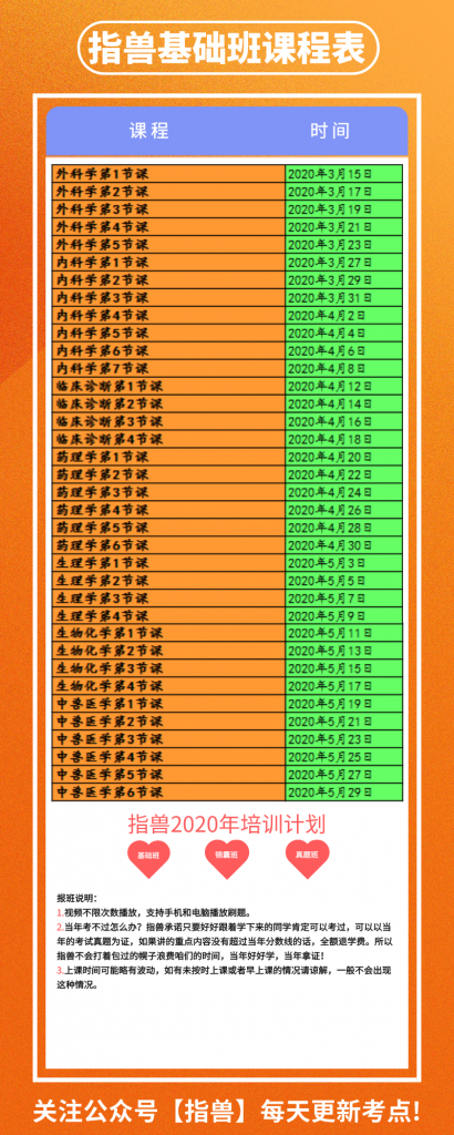 指兽基础班课表2
